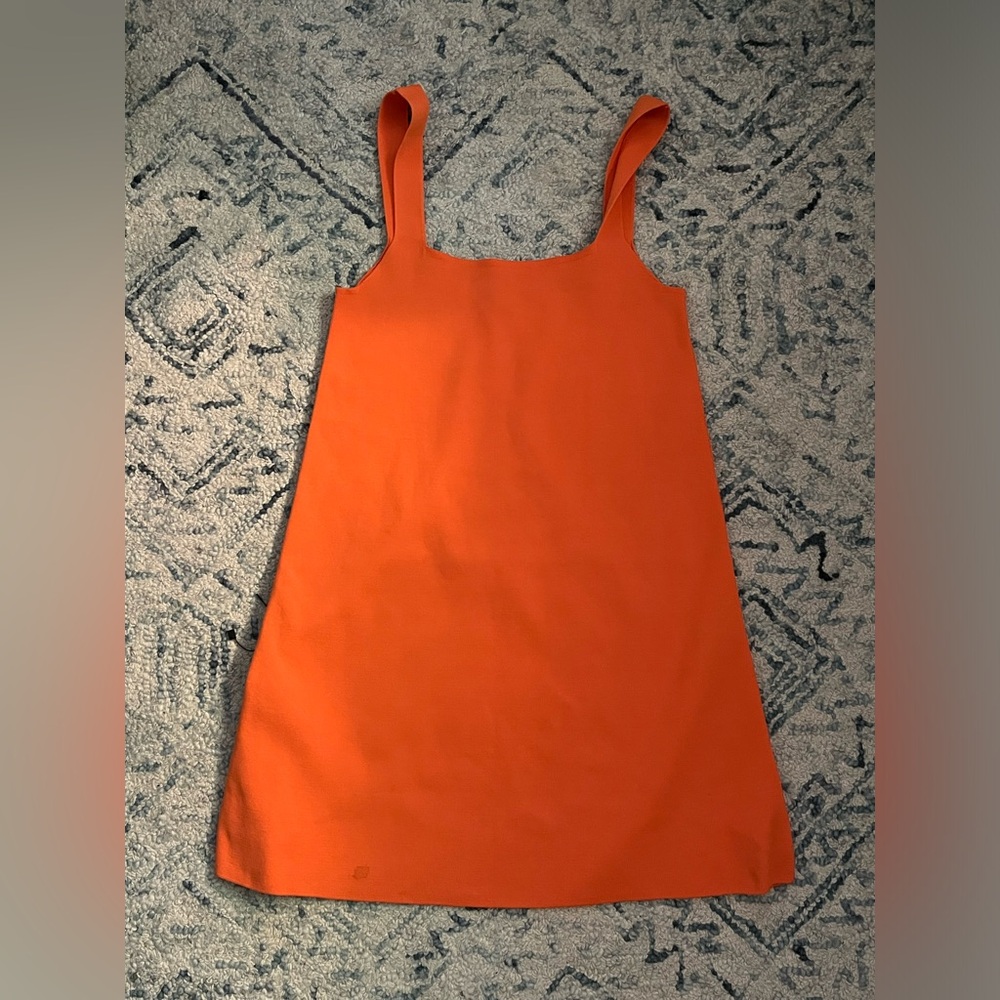 Orange mini Zara dress